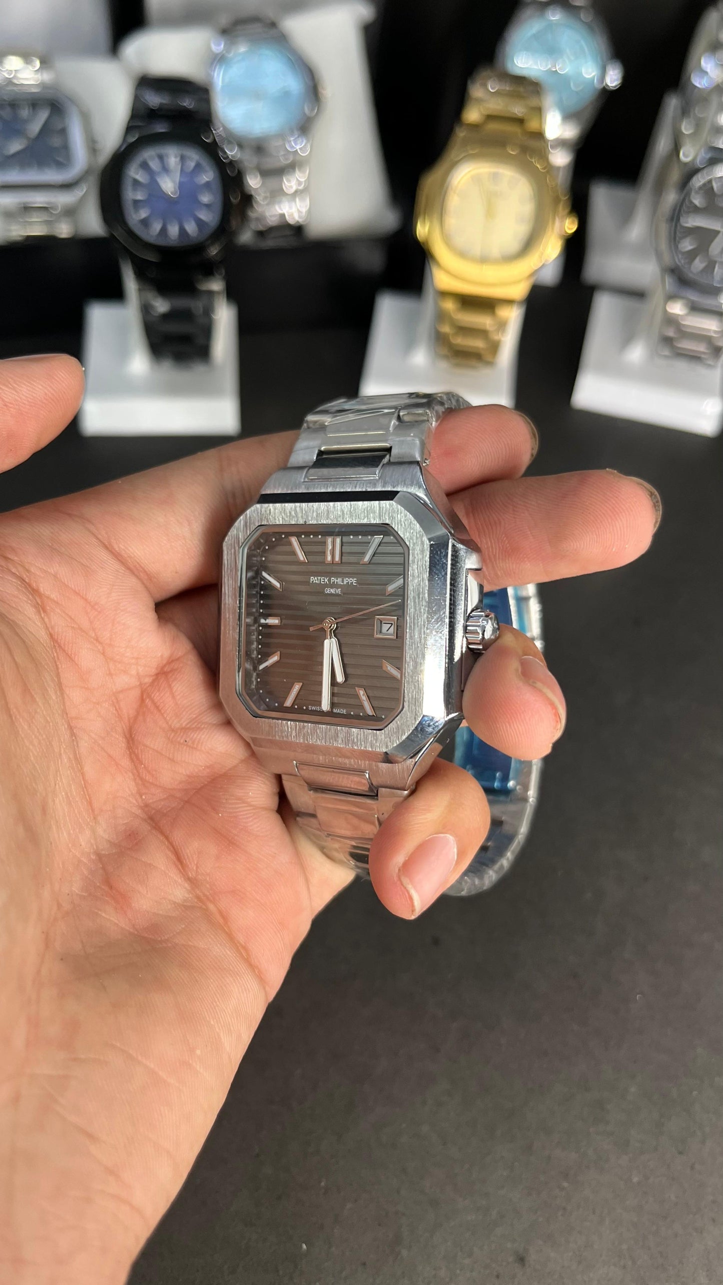 Patek Philippe Big Dial In Light Brown Colour