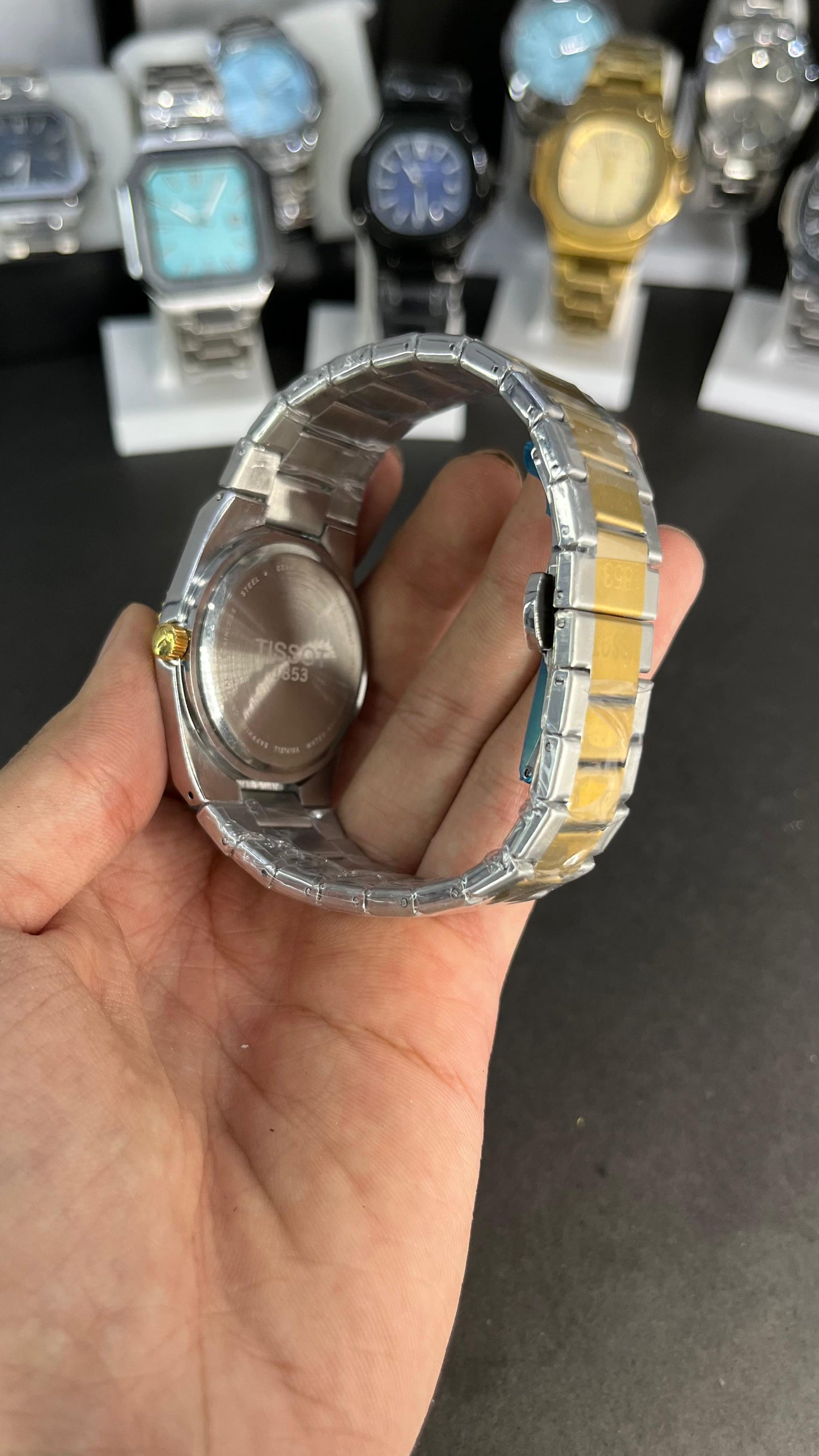 Tissot PRX In Golden And White Colour Combination