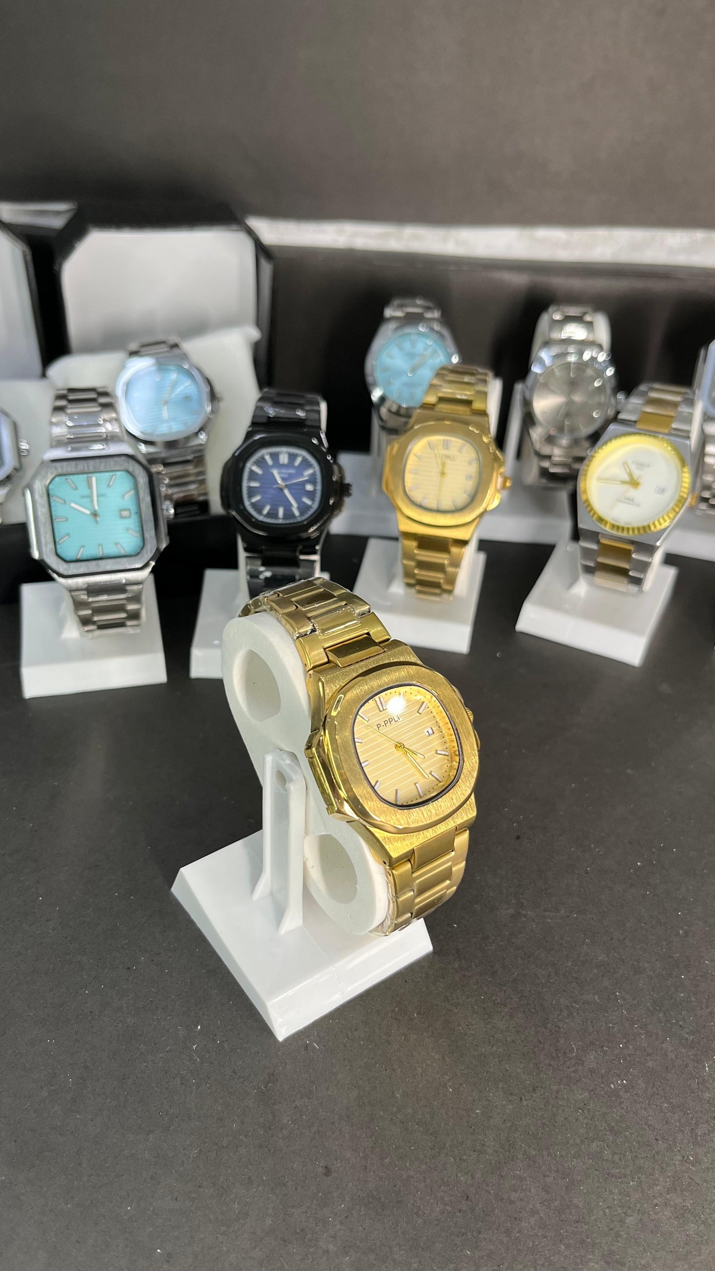 Patek Philippe-Inspired Gold Watch – Big Dial Luxury Edition (P.PPLI)
