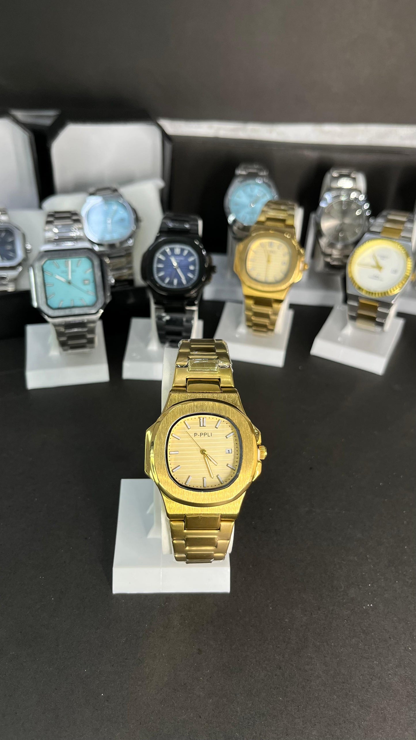 Patek Philippe-Inspired Gold Watch – Big Dial Luxury Edition (P.PPLI)
