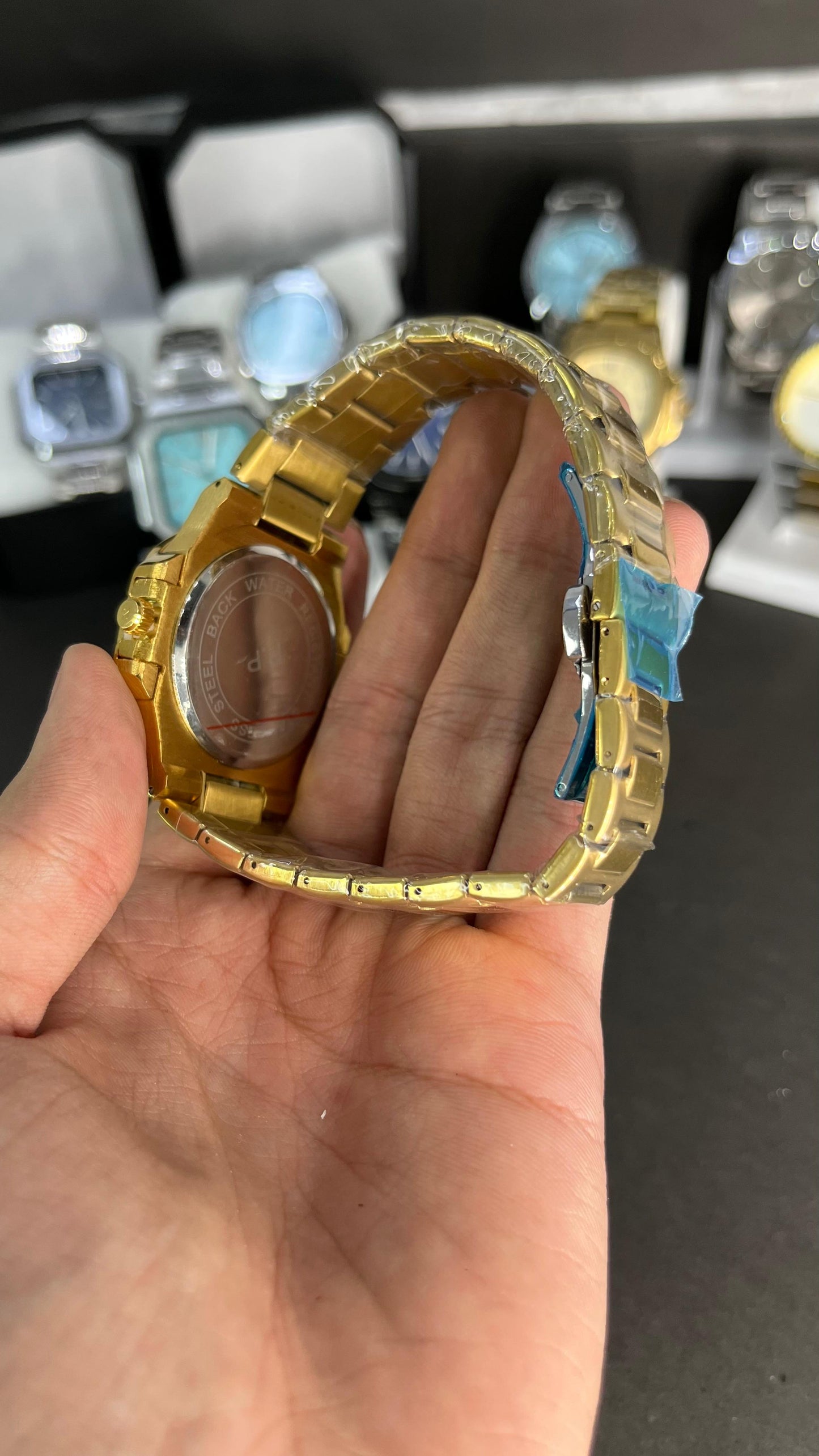 Patek Philippe-Inspired Gold Watch – Big Dial Luxury Edition (P.PPLI)