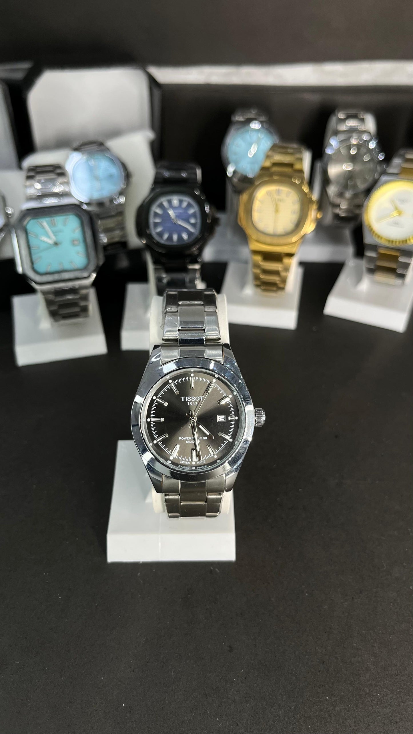 Tissot PRX 1853 In Greyish Dial With Date Display