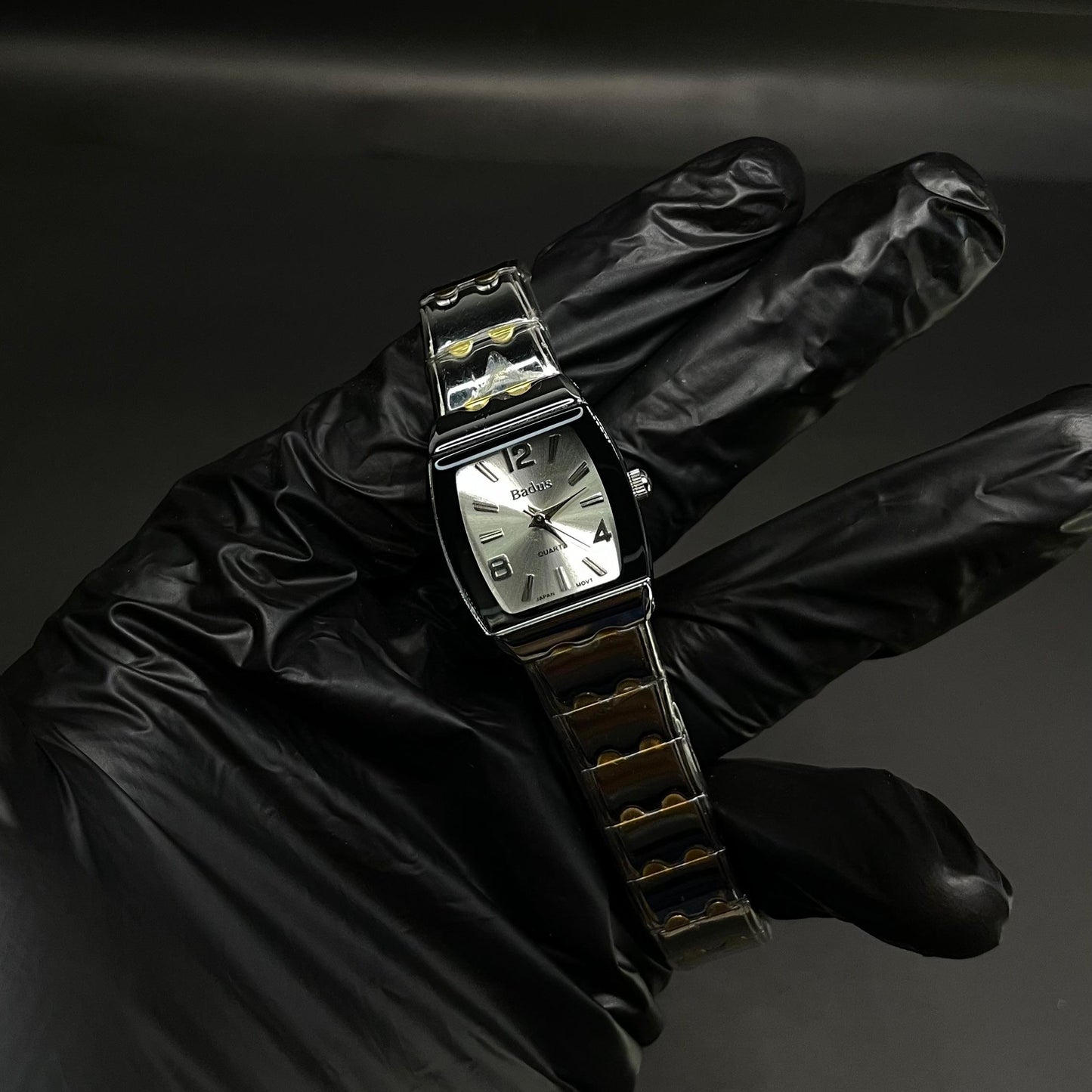 Elegant Ladies Silver & Gold Two-Tone Bracelet Watch – White Dial