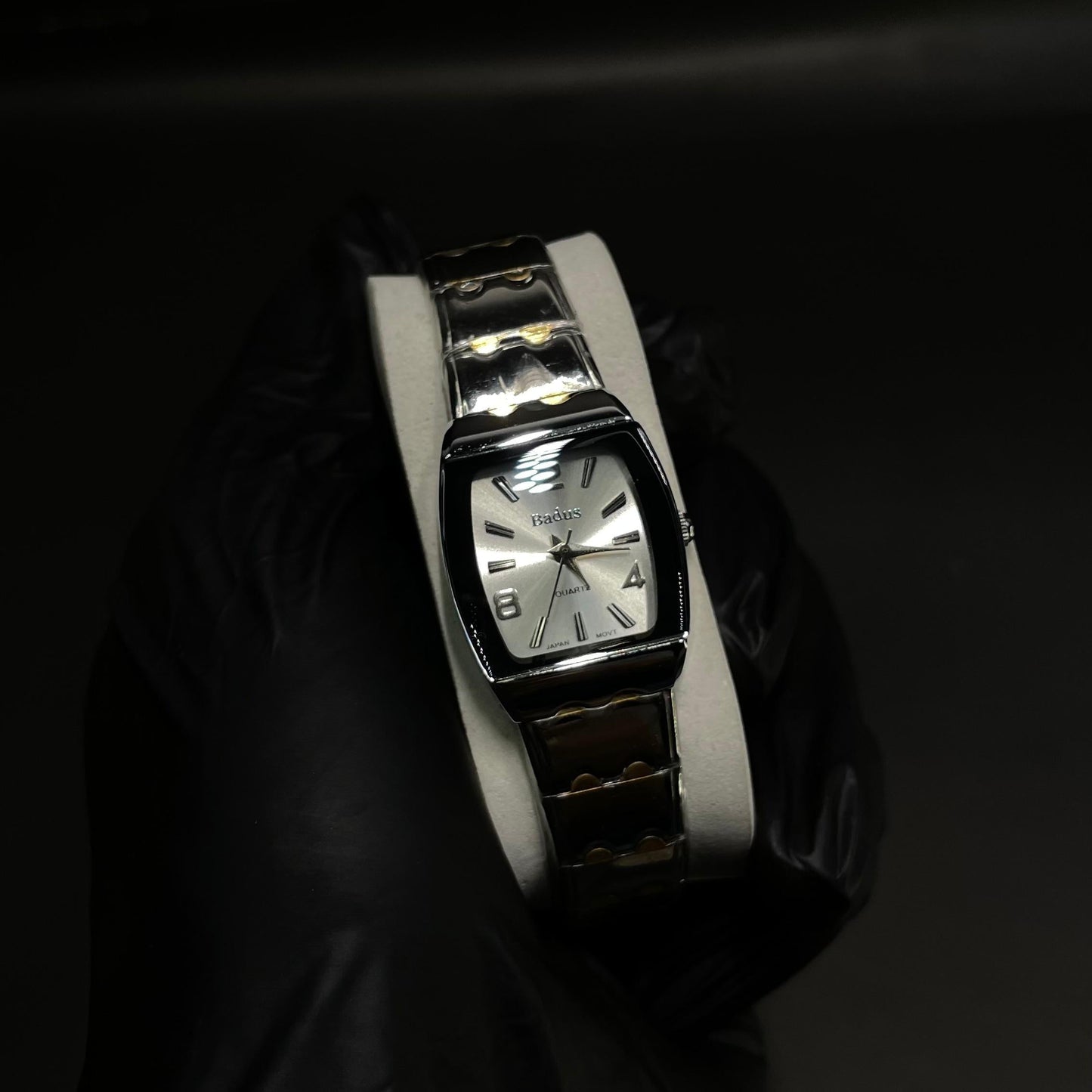 Elegant Ladies Silver & Gold Two-Tone Bracelet Watch – White Dial