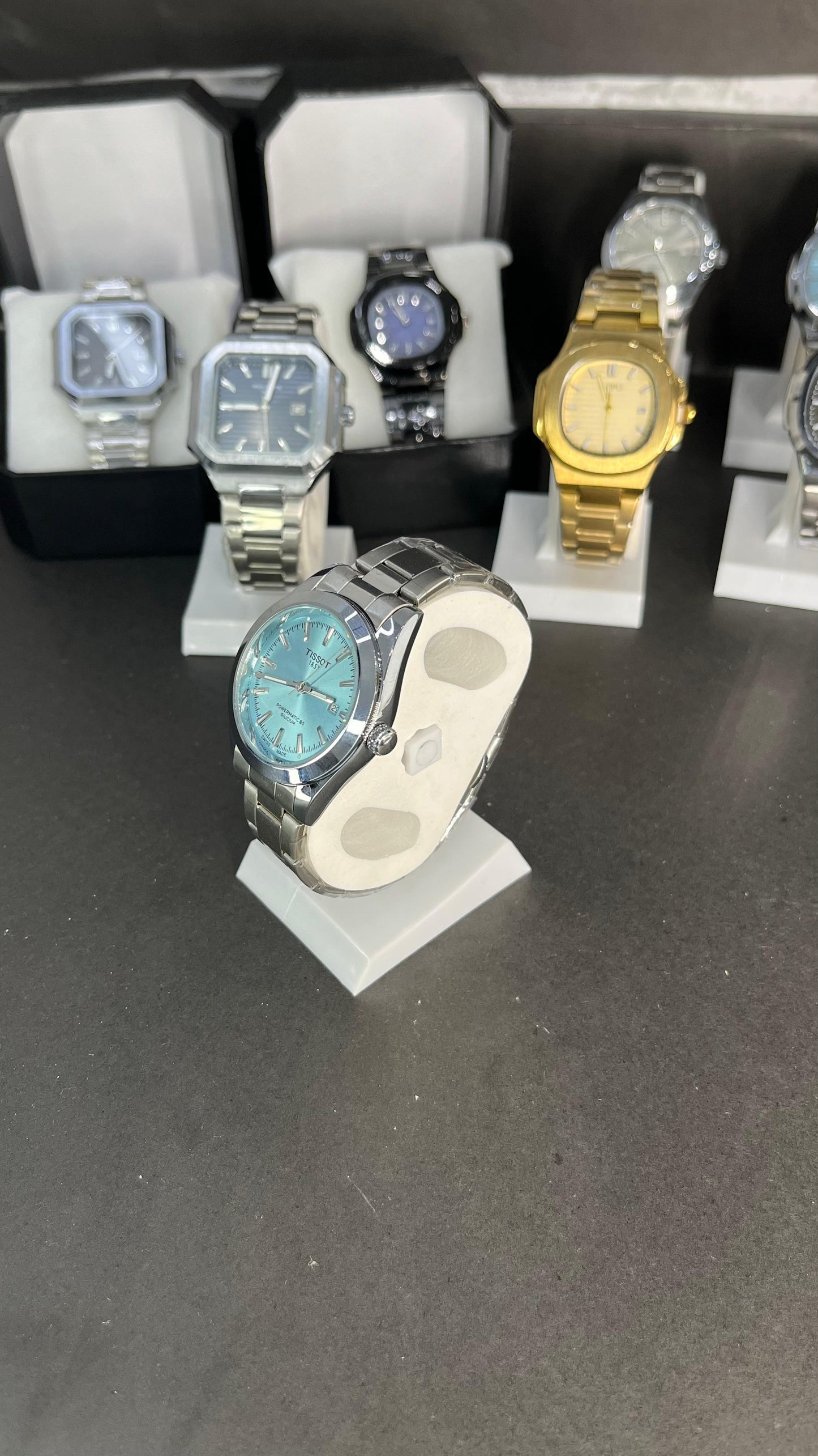 Tissot Gentleman Powermatic 80 Silicium – Ice Blue Dial Premium Quality Comes With Box