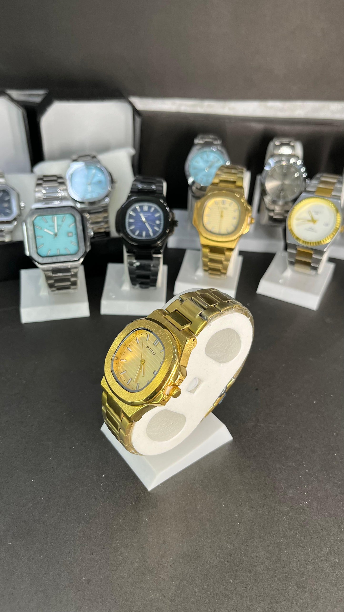 Patek Philippe-Inspired Gold Watch – Big Dial Luxury Edition (P.PPLI)