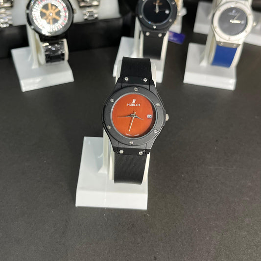 Hublot Ladies Watch – Brown Dial with Date Display