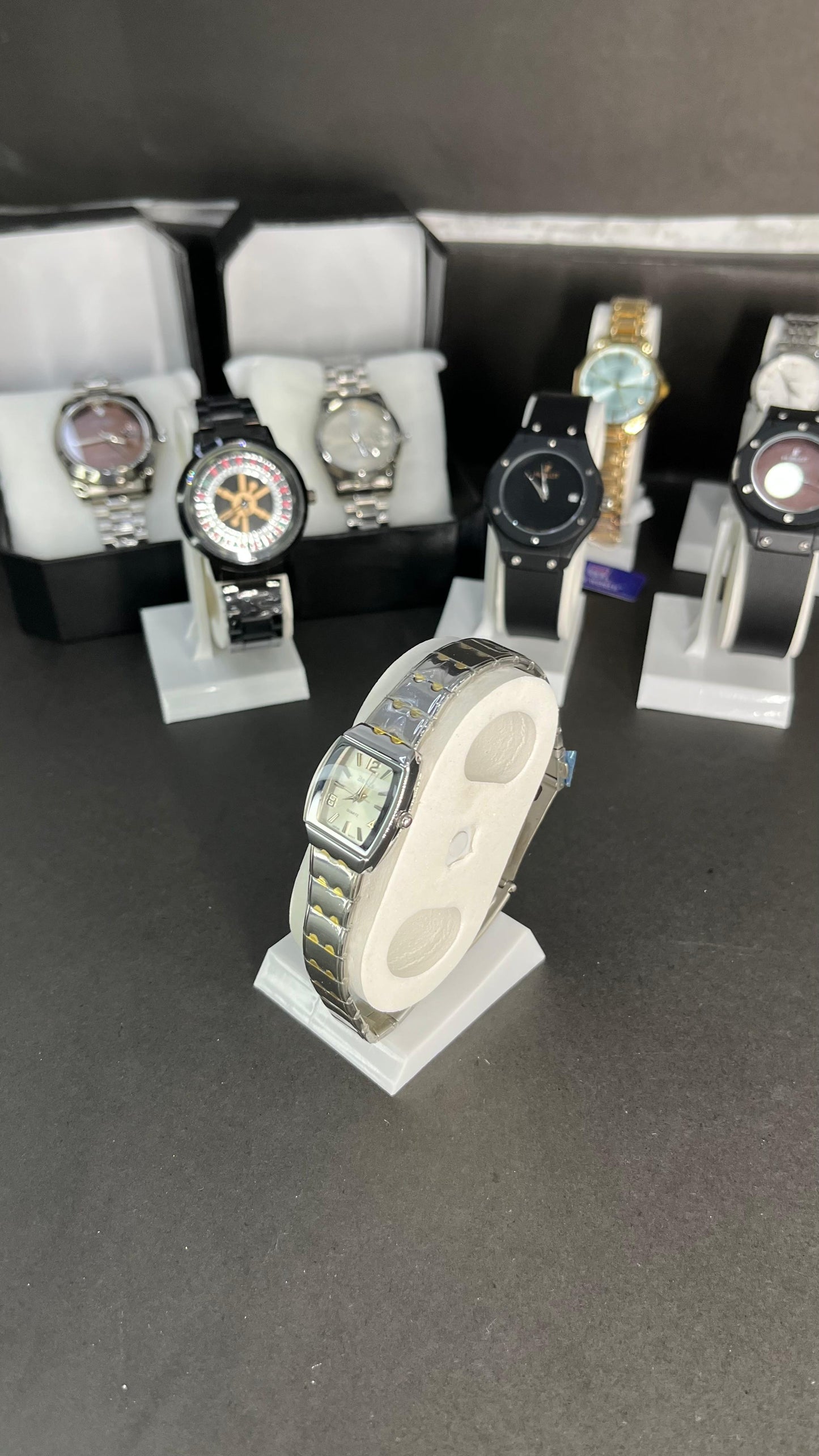 Elegant Ladies Silver & Gold Two-Tone Bracelet Watch – White Dial