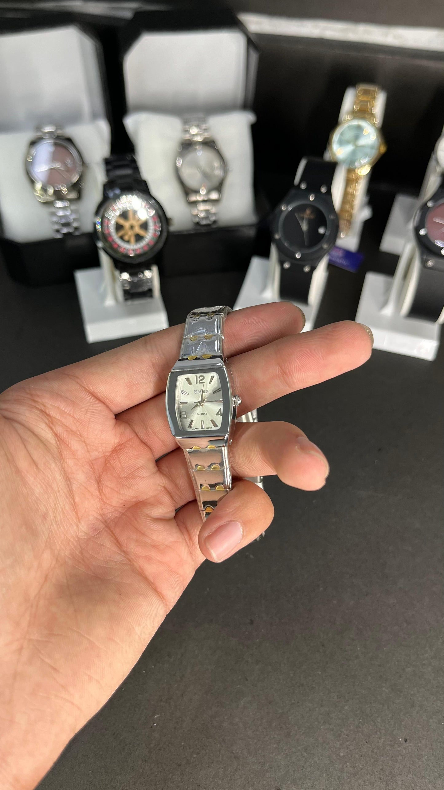 Elegant Ladies Silver & Gold Two-Tone Bracelet Watch – White Dial