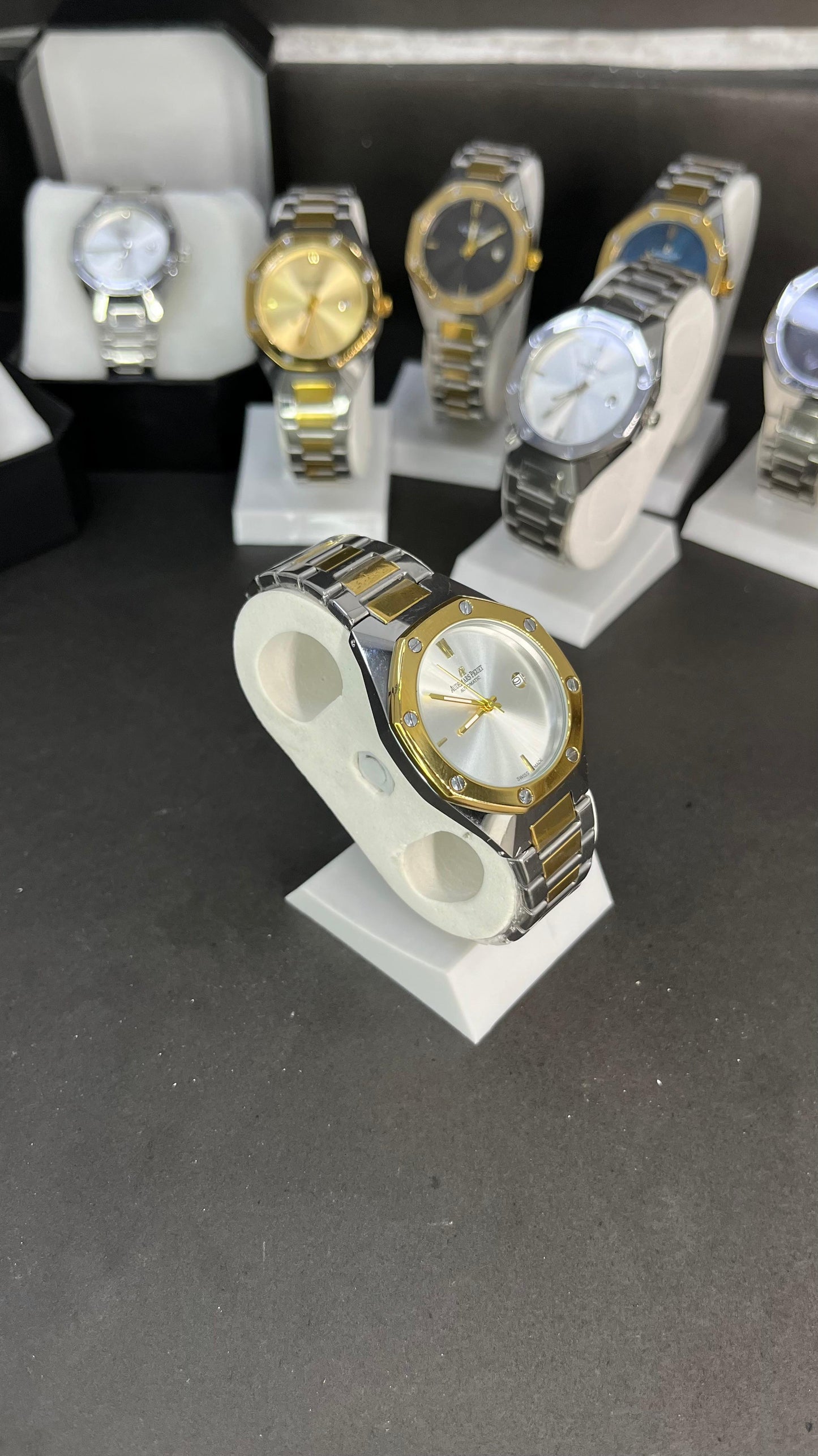 AP Style Two-Tone Silver & Gold Luxury Watch –  Stainless Steel