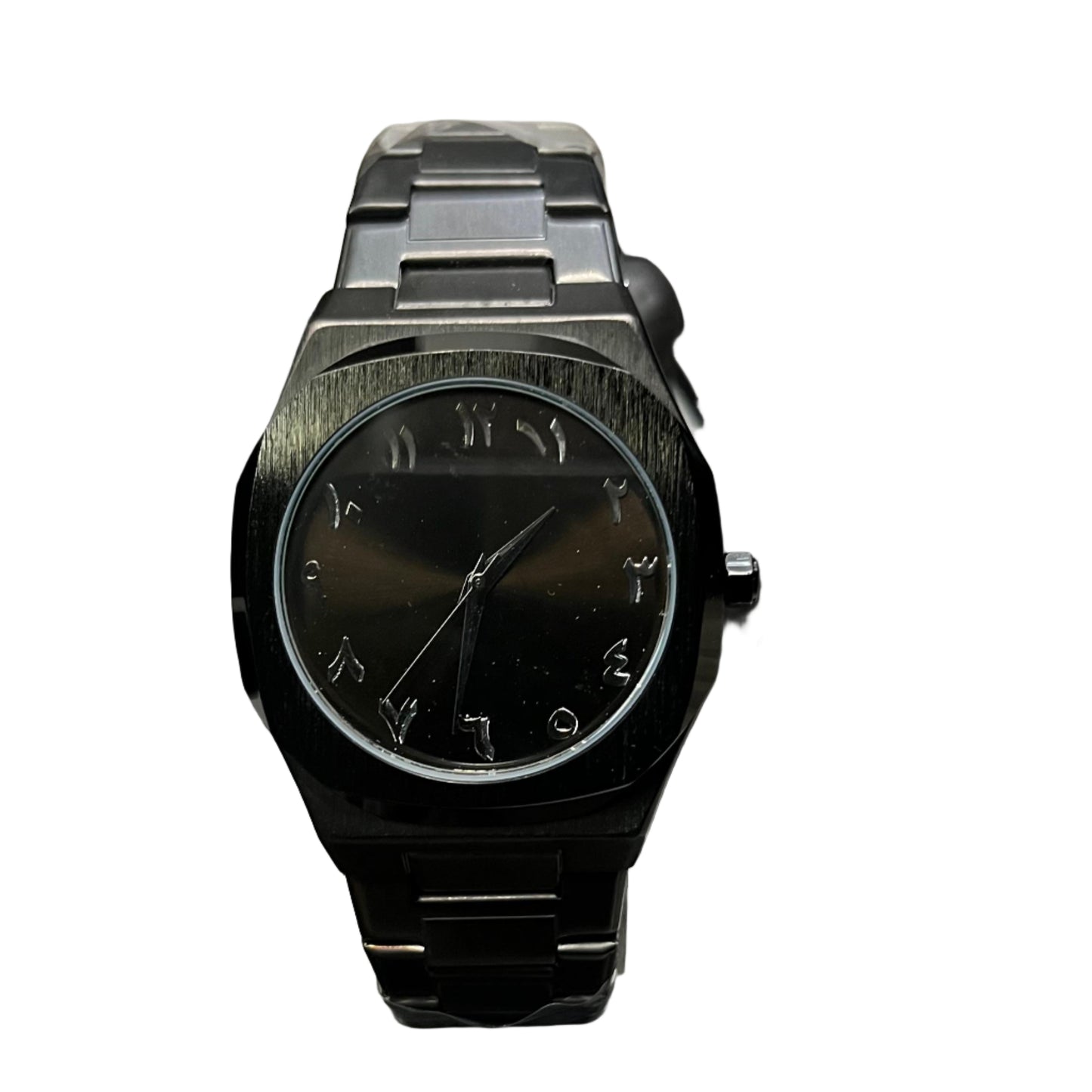 Black Arabic Aura Heavyweight Stainless Steel Watch