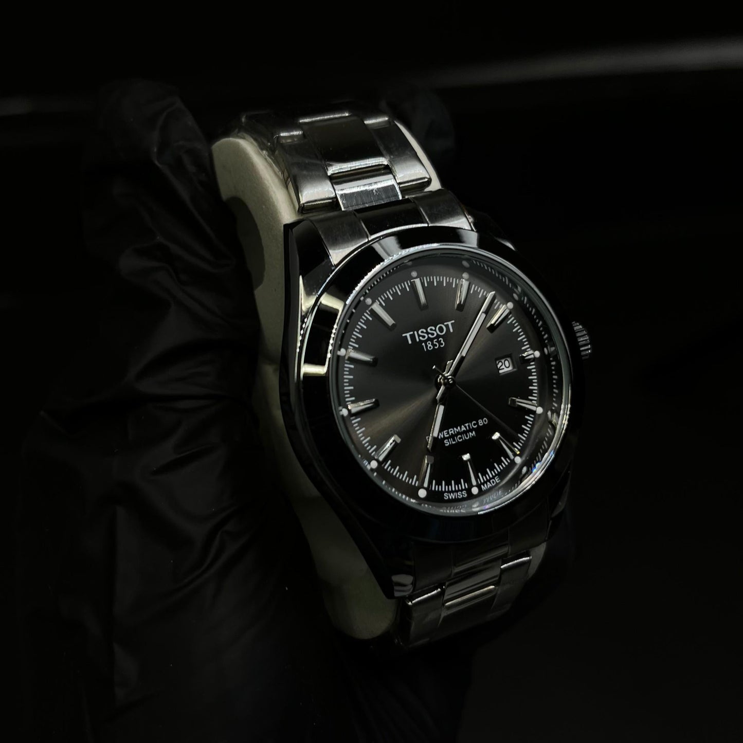 Tissot PRX 1853 In Greyish Dial With Date Display