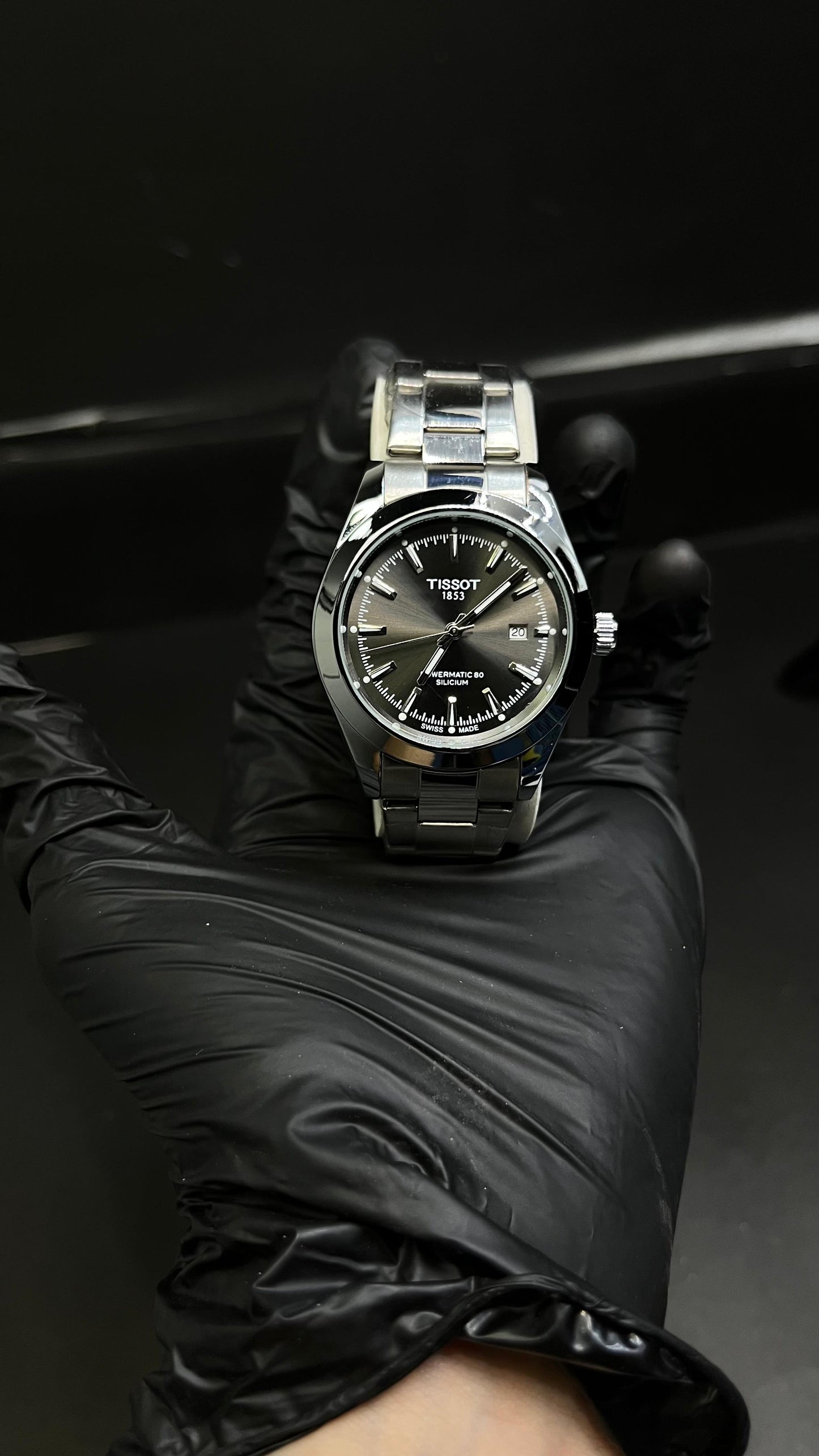 Tissot PRX 1853 In Greyish Dial With Date Display