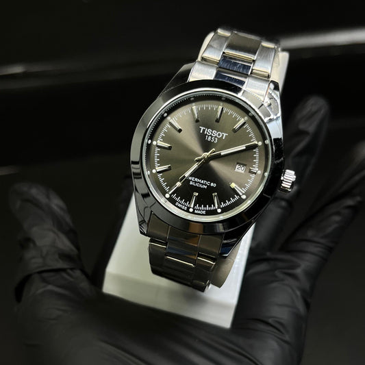 Tissot PRX 1853 In Greyish Dial With Date Display