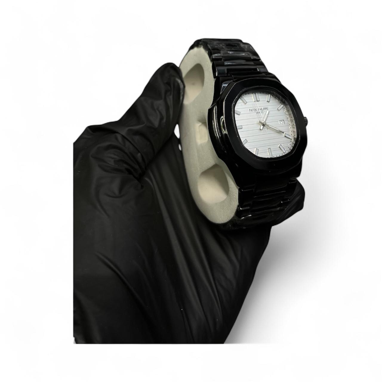 Patek Philippe Wrist Watch  For Men In Stainless Steel Full Black Classic Luxury Watch For Men