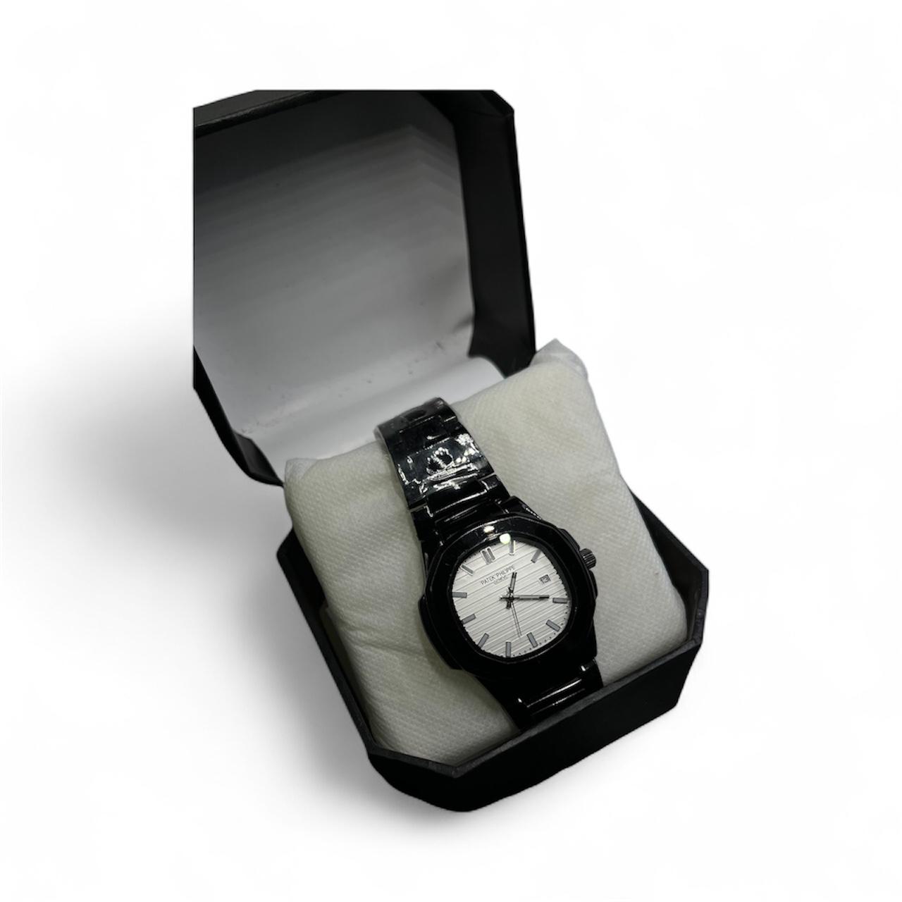 Patek Philippe Wrist Watch  For Men In Stainless Steel Full Black Classic Luxury Watch For Men