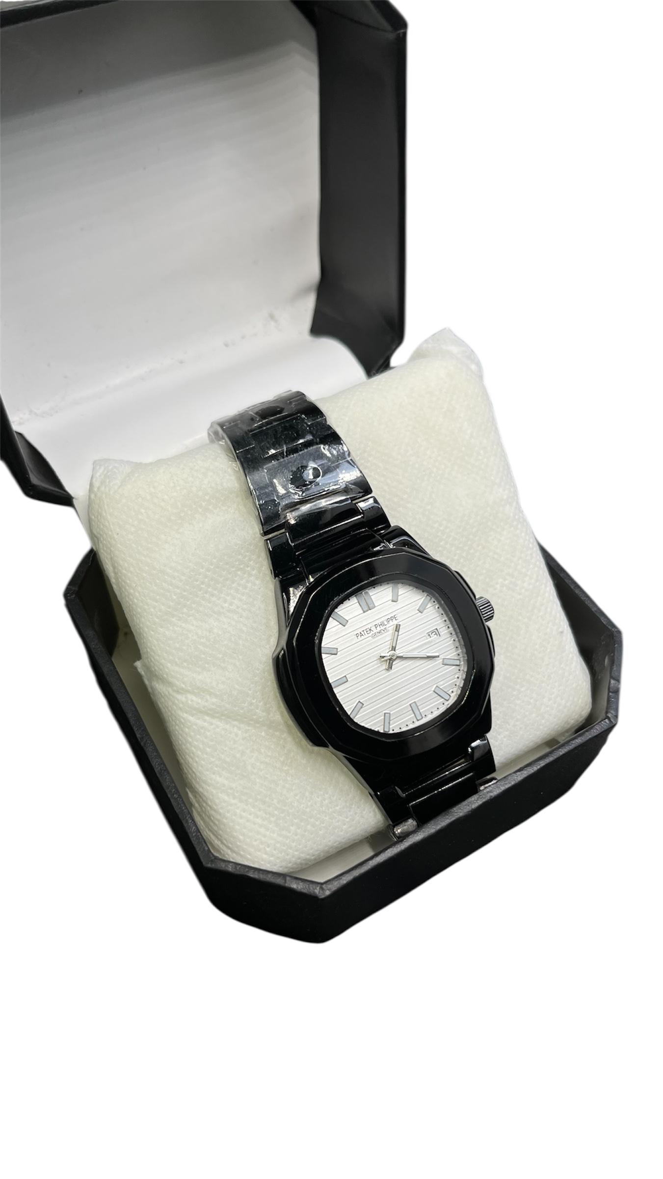 Patek Philippe Wrist Watch  For Men In Stainless Steel Full Black Classic Luxury Watch For Men